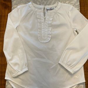Vineyard Vines 3T white popover- Excellent condition